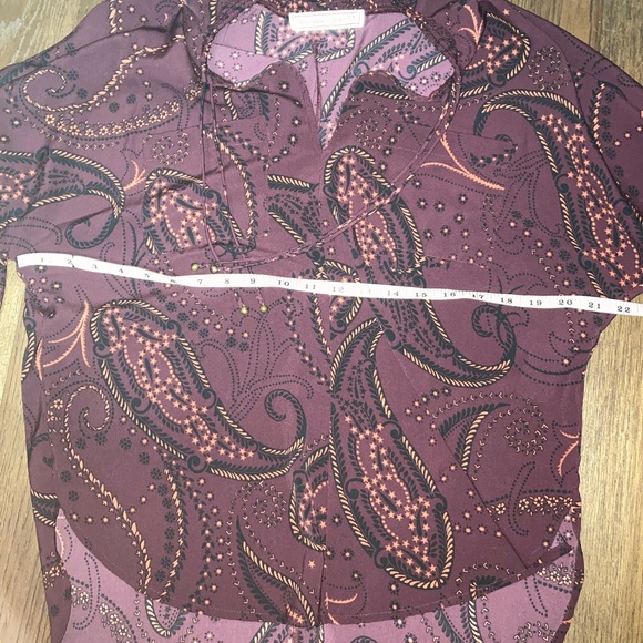 Abercrombie & Fitch Dressy Smocked Mock Neck Top XS - Picture 12 of 13